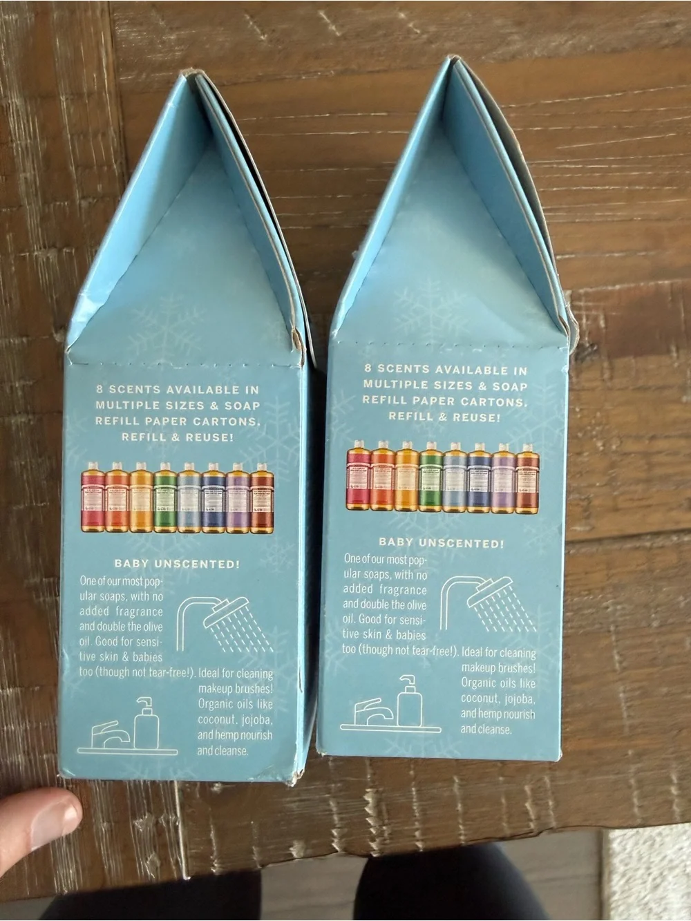 2 x Essentials Gift Set Dr. Bronner’s Bar + Liquid Soap + Lip Balm  - Unscented